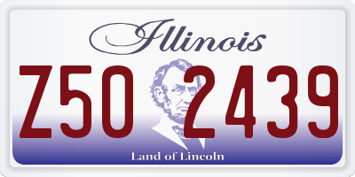 IL license plate Z502439