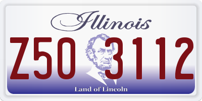 IL license plate Z503112