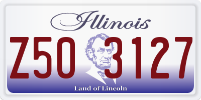 IL license plate Z503127