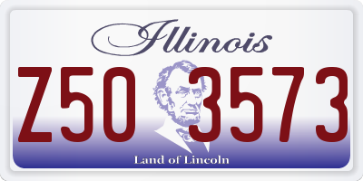 IL license plate Z503573