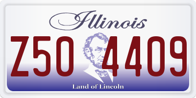 IL license plate Z504409