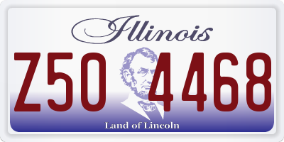IL license plate Z504468