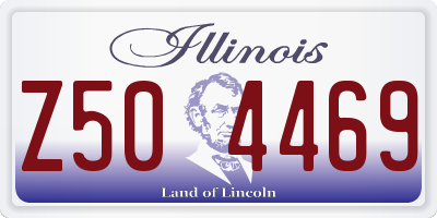 IL license plate Z504469