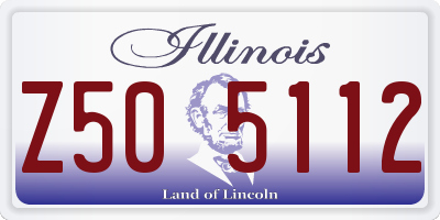 IL license plate Z505112