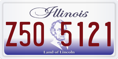 IL license plate Z505121