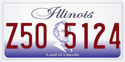 IL license plate Z505124