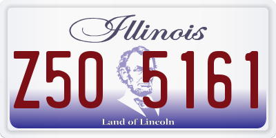 IL license plate Z505161