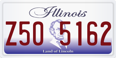 IL license plate Z505162
