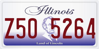 IL license plate Z505264