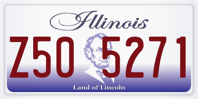 IL license plate Z505271