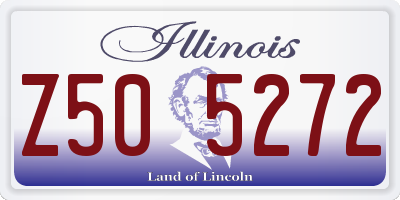 IL license plate Z505272