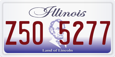 IL license plate Z505277