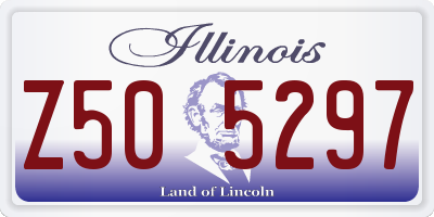 IL license plate Z505297
