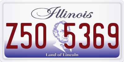 IL license plate Z505369