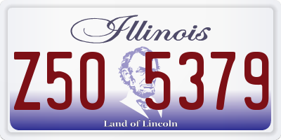 IL license plate Z505379