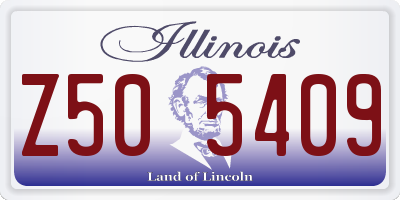 IL license plate Z505409
