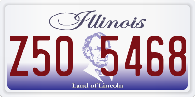 IL license plate Z505468