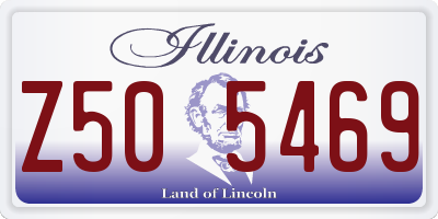 IL license plate Z505469