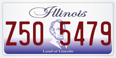 IL license plate Z505479