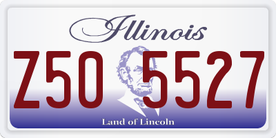 IL license plate Z505527