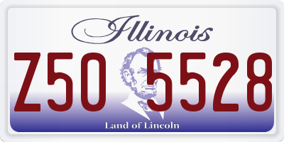 IL license plate Z505528