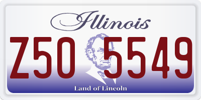 IL license plate Z505549