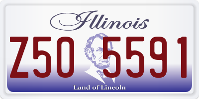IL license plate Z505591