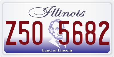 IL license plate Z505682