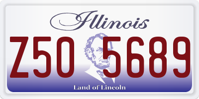 IL license plate Z505689