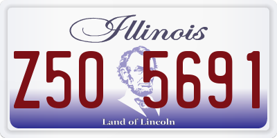 IL license plate Z505691