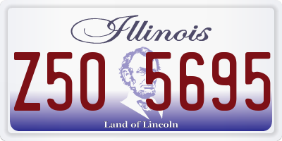 IL license plate Z505695