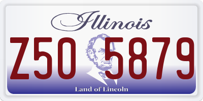 IL license plate Z505879