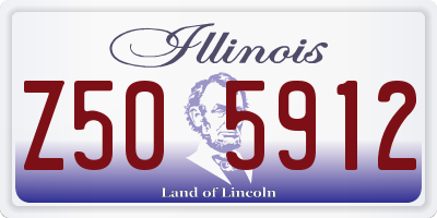 IL license plate Z505912