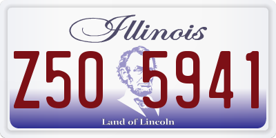 IL license plate Z505941