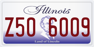 IL license plate Z506009