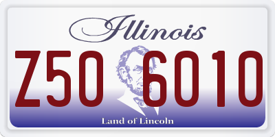 IL license plate Z506010
