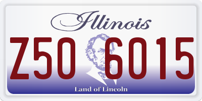 IL license plate Z506015