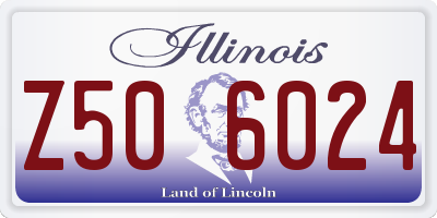 IL license plate Z506024