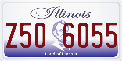 IL license plate Z506055