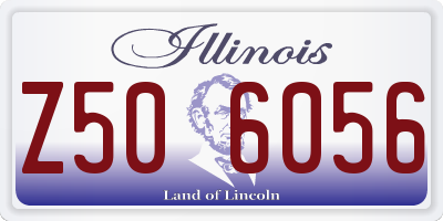 IL license plate Z506056