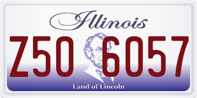 IL license plate Z506057