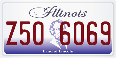 IL license plate Z506069