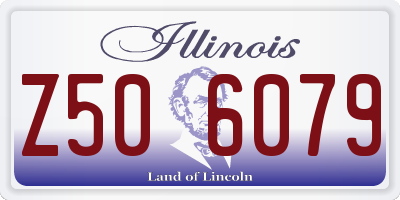 IL license plate Z506079