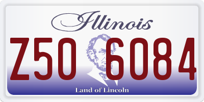 IL license plate Z506084