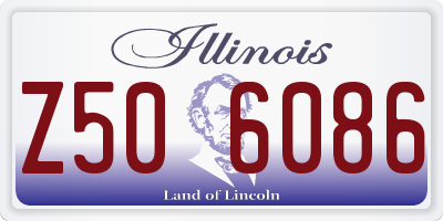 IL license plate Z506086