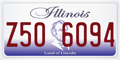 IL license plate Z506094
