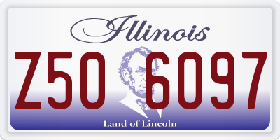 IL license plate Z506097