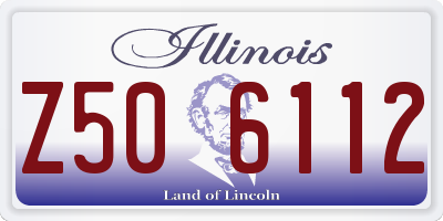 IL license plate Z506112