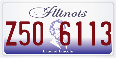IL license plate Z506113