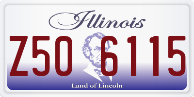 IL license plate Z506115